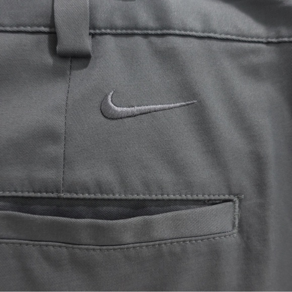 Nike Golf Dri-Fit Flat Front Tech Pants Sz 40 Gray Athleisure Performance - Picture 10 of 15